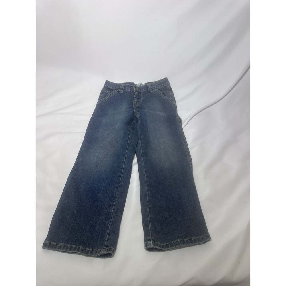 dark wash Children's Place "Utility" jeans in a boy's size 6